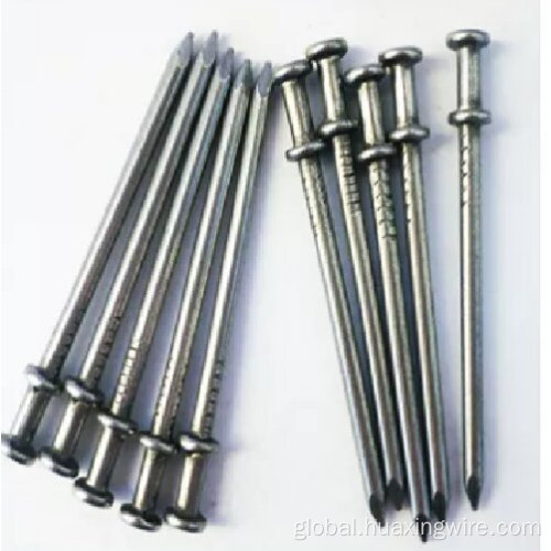 Polish Galvanized Two Double Head Nail Galvanized duplex head nail Factory